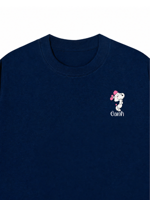 Áo Thun Custom Name Couple Cute Dog