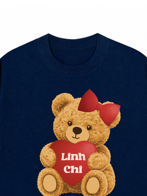 Áo Thun Custom Couple Teddy Couple