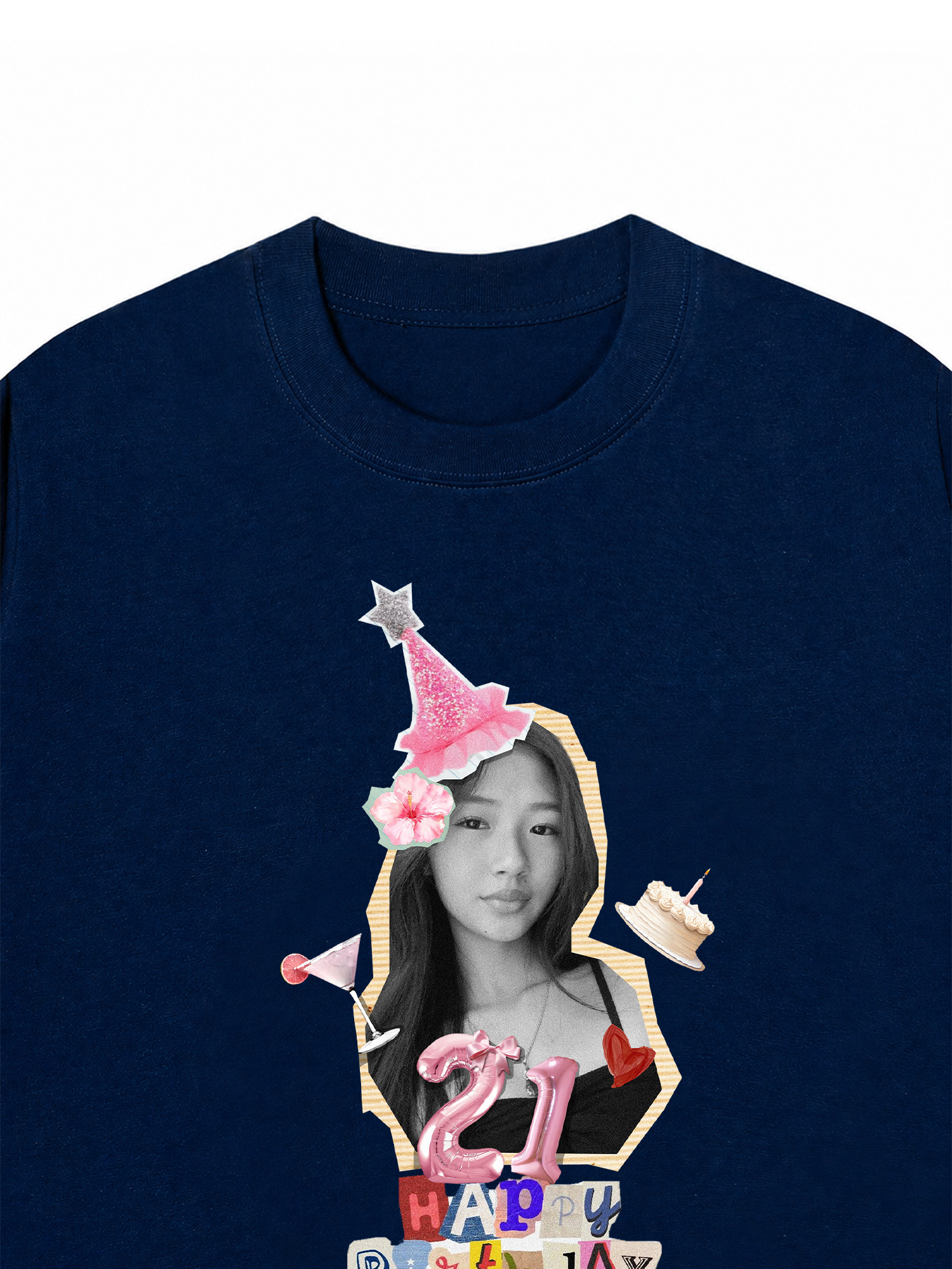 Áo Thun Custom Happy Birthday