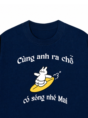 Áo Thun Custom Name Cùng Nhau Ra Chỗ Có Sóng