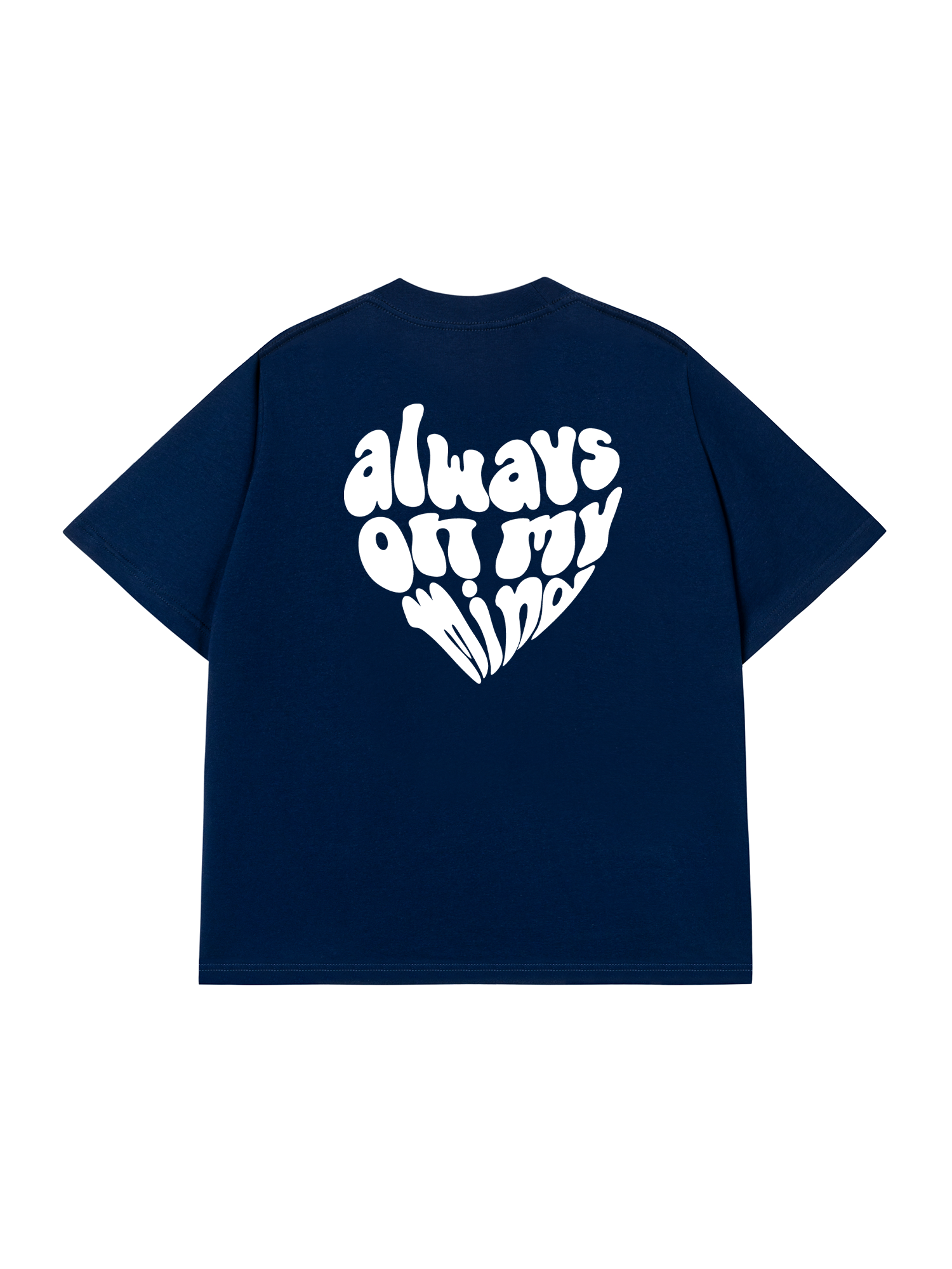Áo Thun Custom Couple Name Alway On My Mind