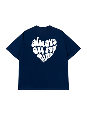 Áo Thun Custom Couple Name Alway On My Mind