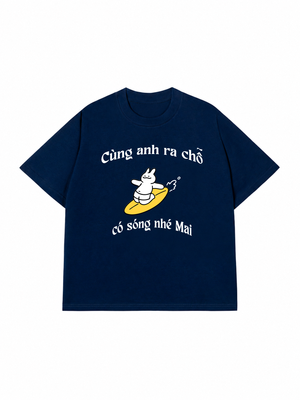 Áo Thun Custom Name Cùng Nhau Ra Chỗ Có Sóng
