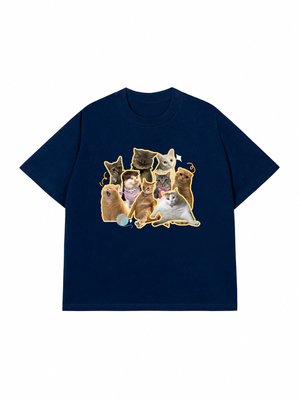 Áo Thun Custom Pet Meow Group