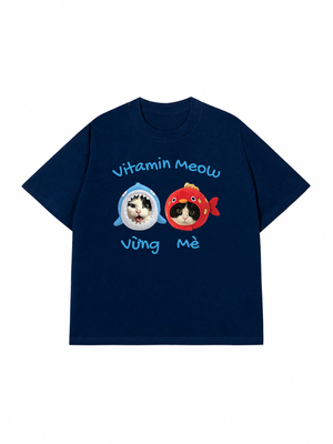 Áo Thun Custom Pet Best Meow