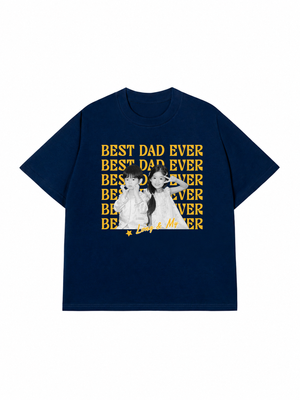 Áo Thun Custom Color Family Children Name Best Parent Ever
