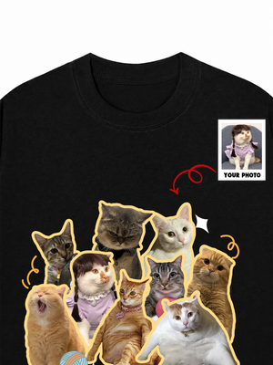 Áo Thun Custom Pet Meow Group