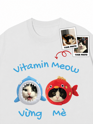 Áo Thun Custom Pet Best Meow