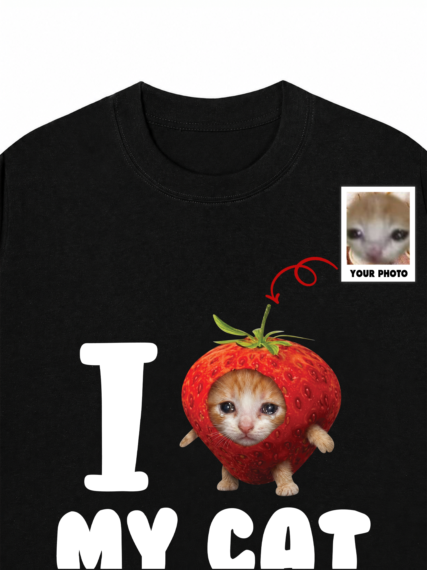 Áo Thun Custom Pet I Love My Cat