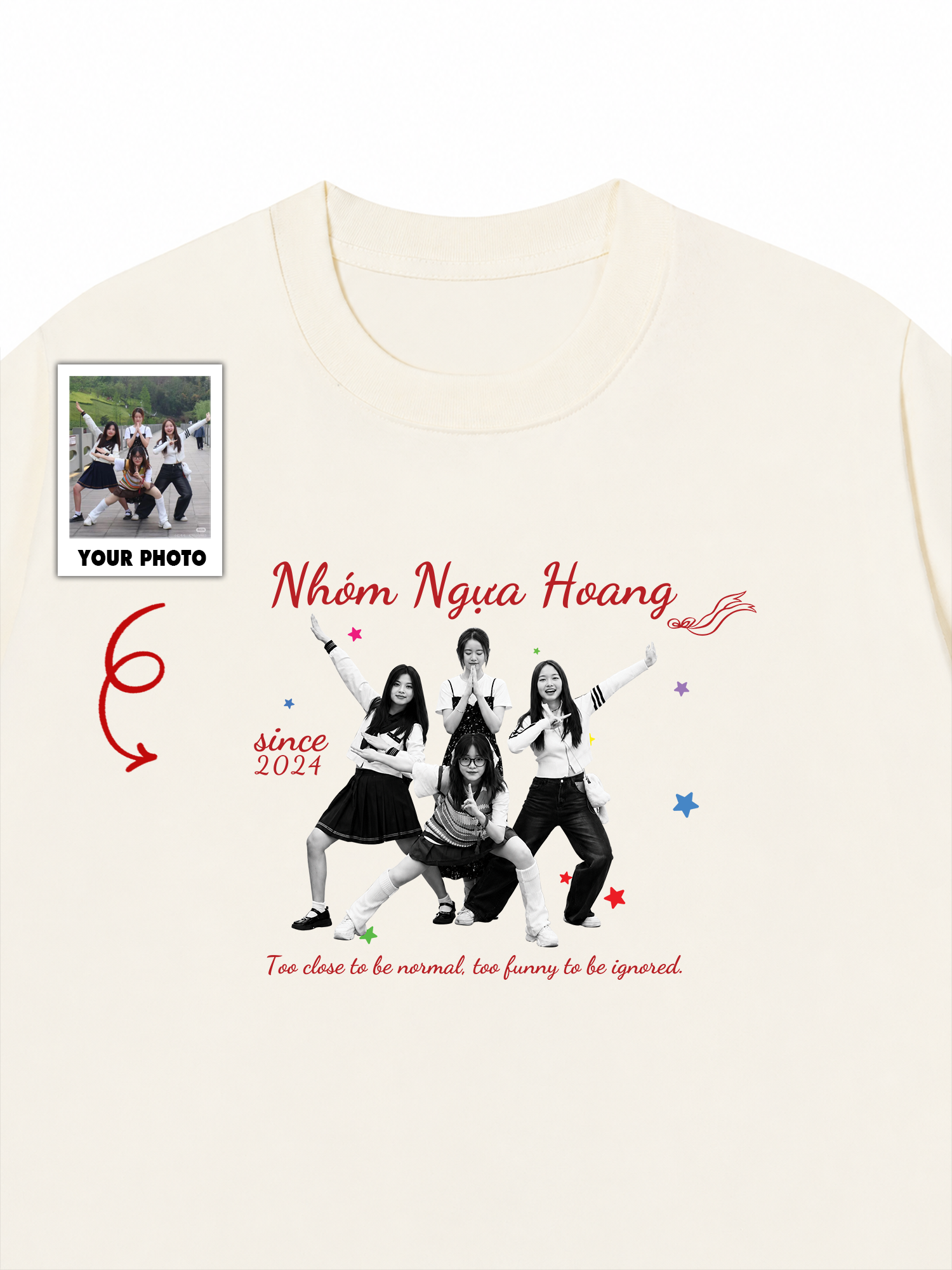 Áo Thun Custom Bestie Team