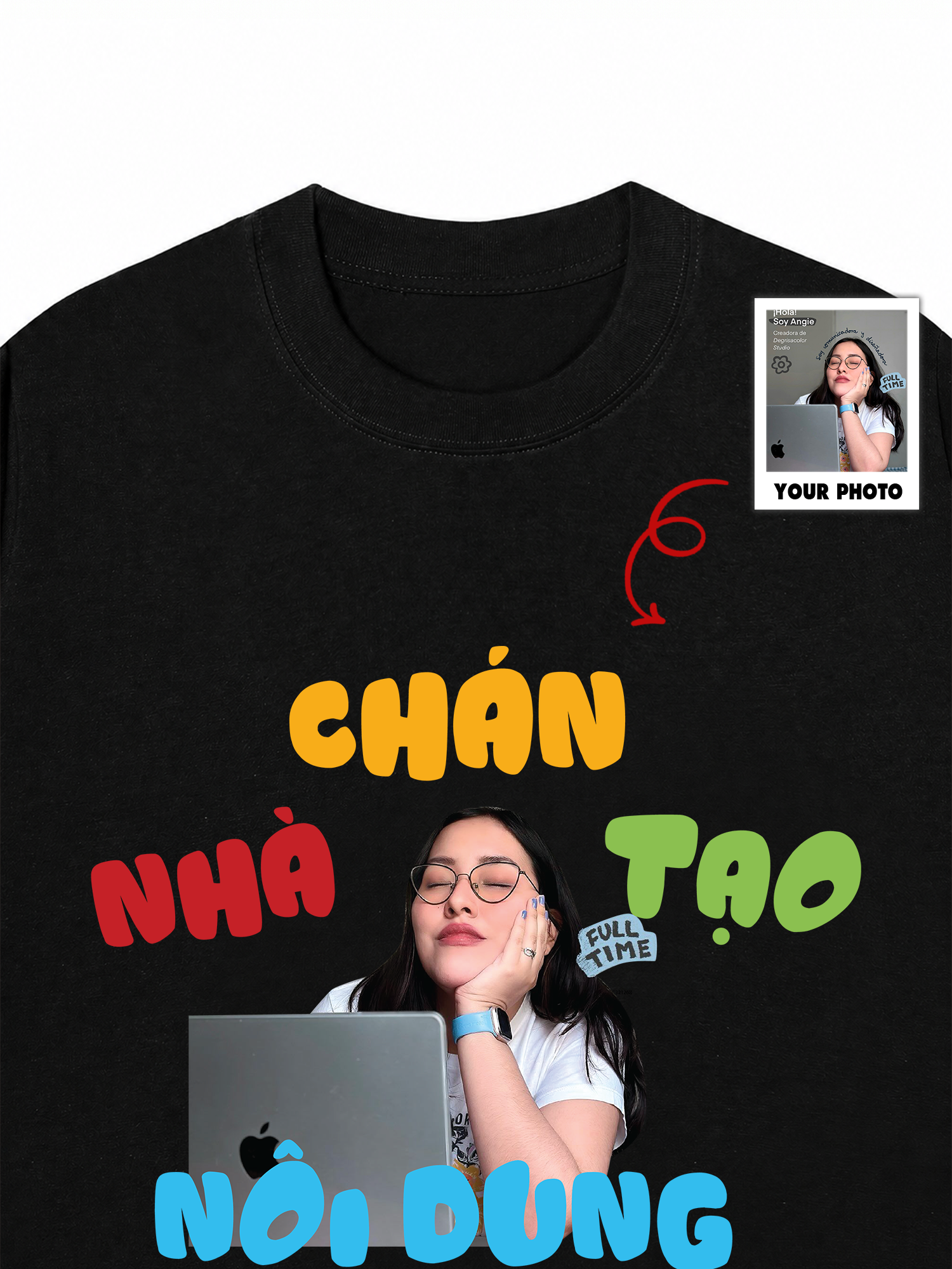 Áo Thun Custom Jod Nhà Chán Tạo Nội Dung