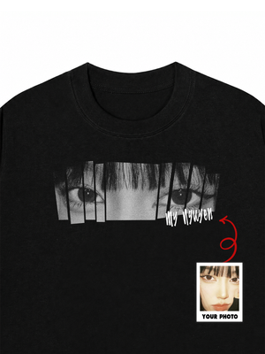 Áo Thun Custom Eyes Shirt Girlfriend And Boyfriend's Eyes