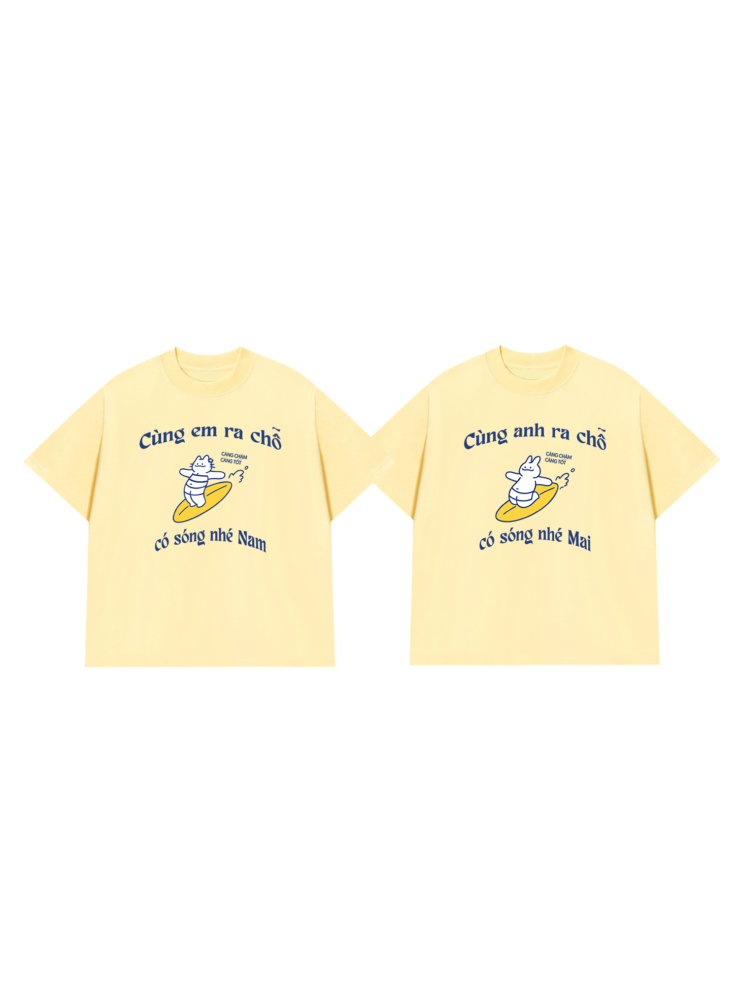 Áo Thun Custom Name Cùng Nhau Ra Chỗ Có Sóng