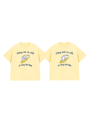 Áo Thun Custom Name Cùng Nhau Ra Chỗ Có Sóng