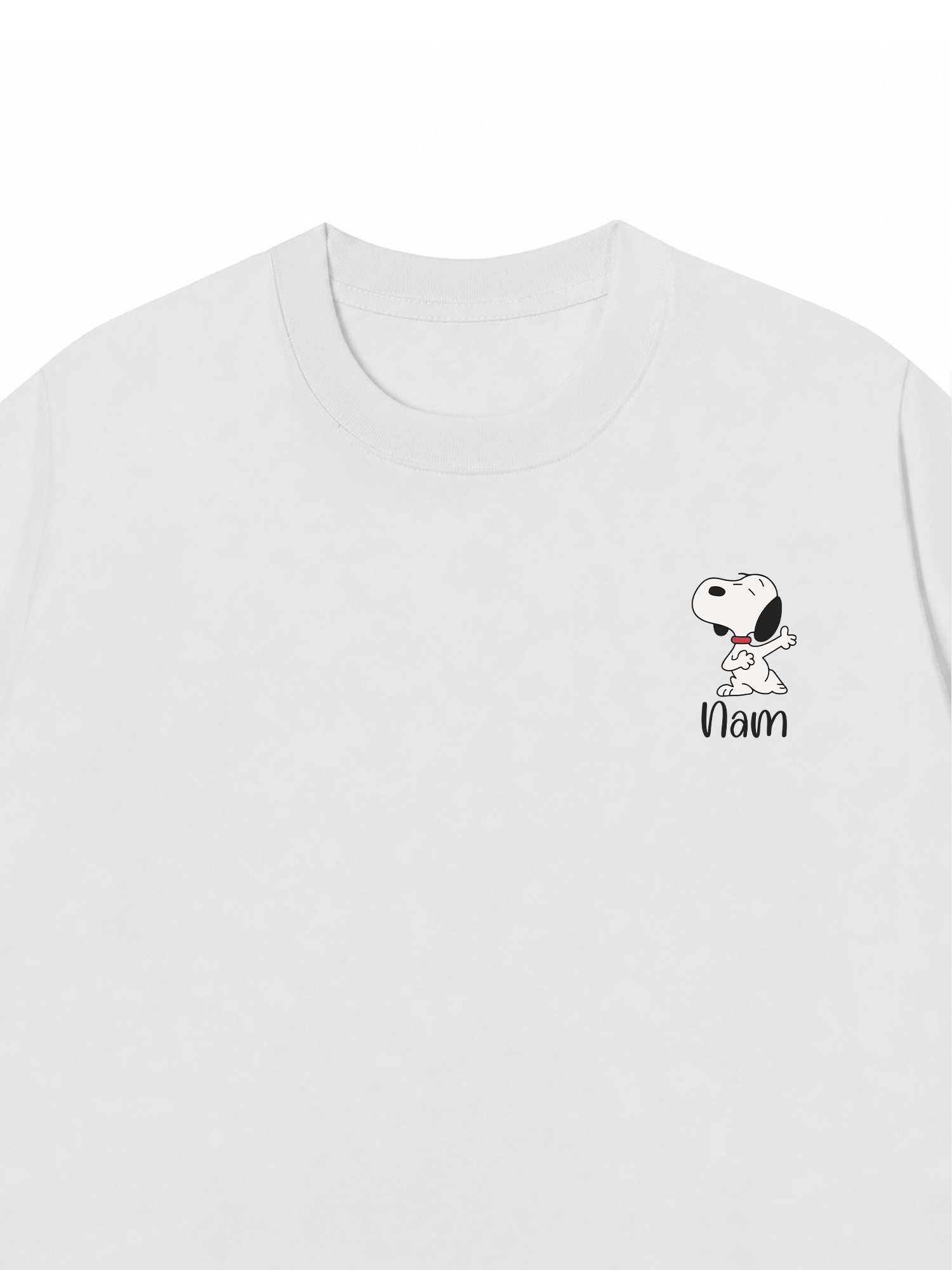 Áo Thun Custom Name Couple Cute Dog