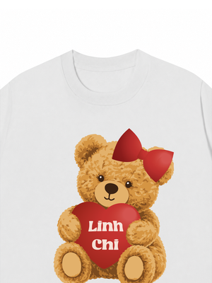 Áo Thun Custom Couple Teddy Couple