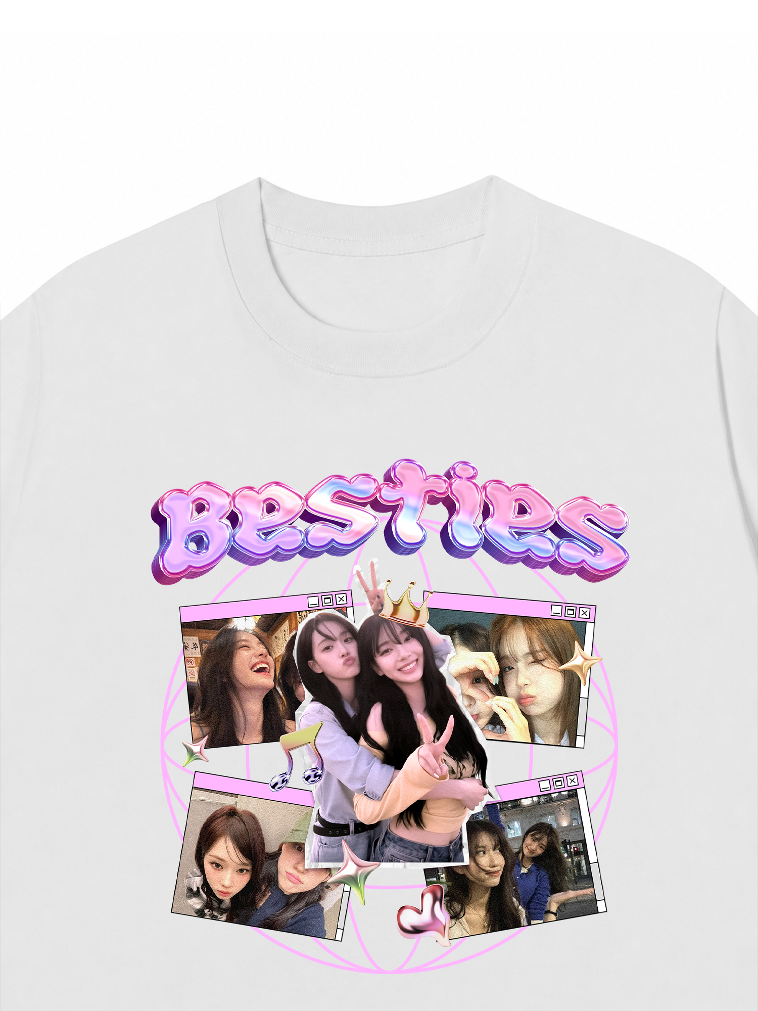 Áo Thun Custom Bestie Y2K