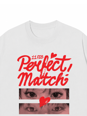 Áo Thun Couple Eyes Perfect Match