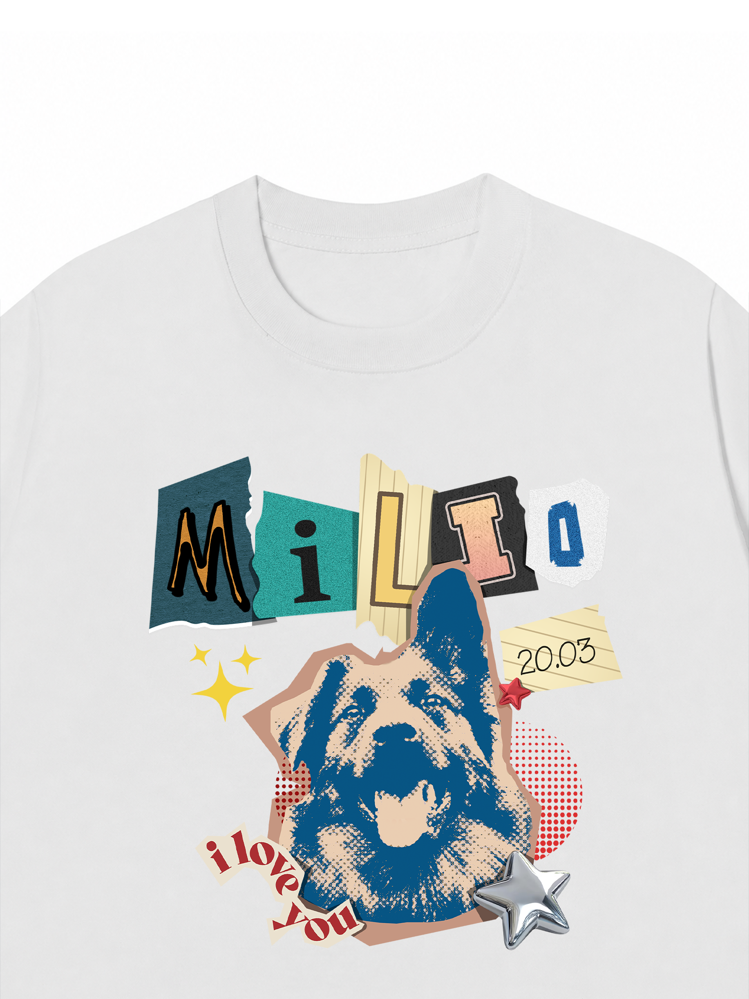 Áo Thun Custom Pet's name and birthday