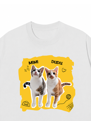 Áo Thun Custom Photo Pet Cat