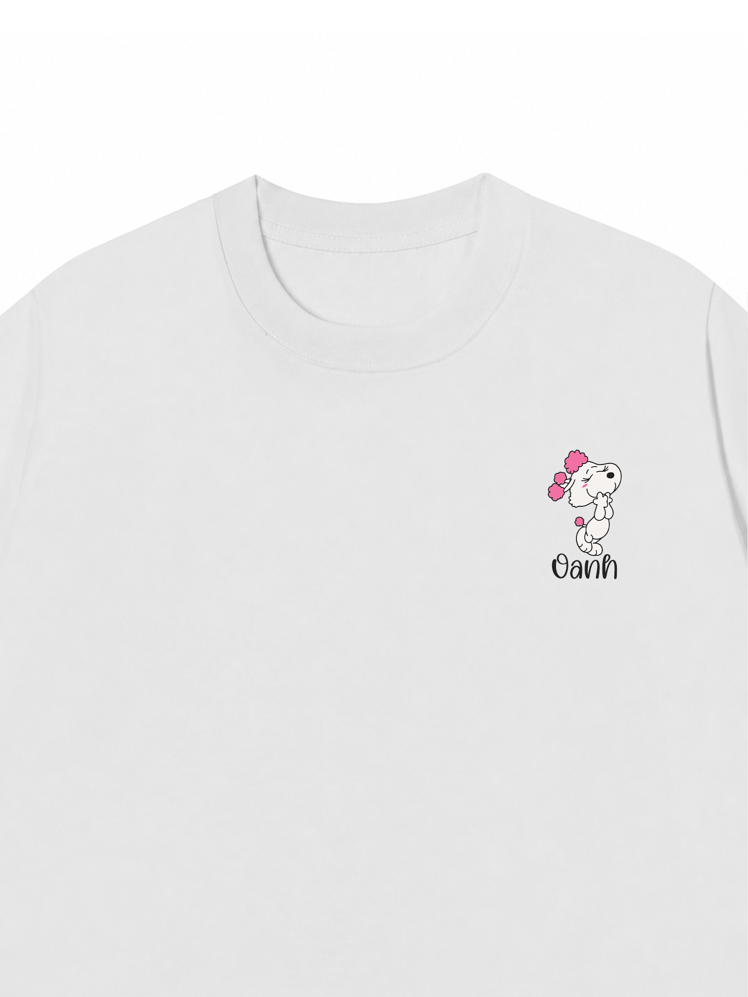 Áo Thun Custom Name Couple Cute Dog