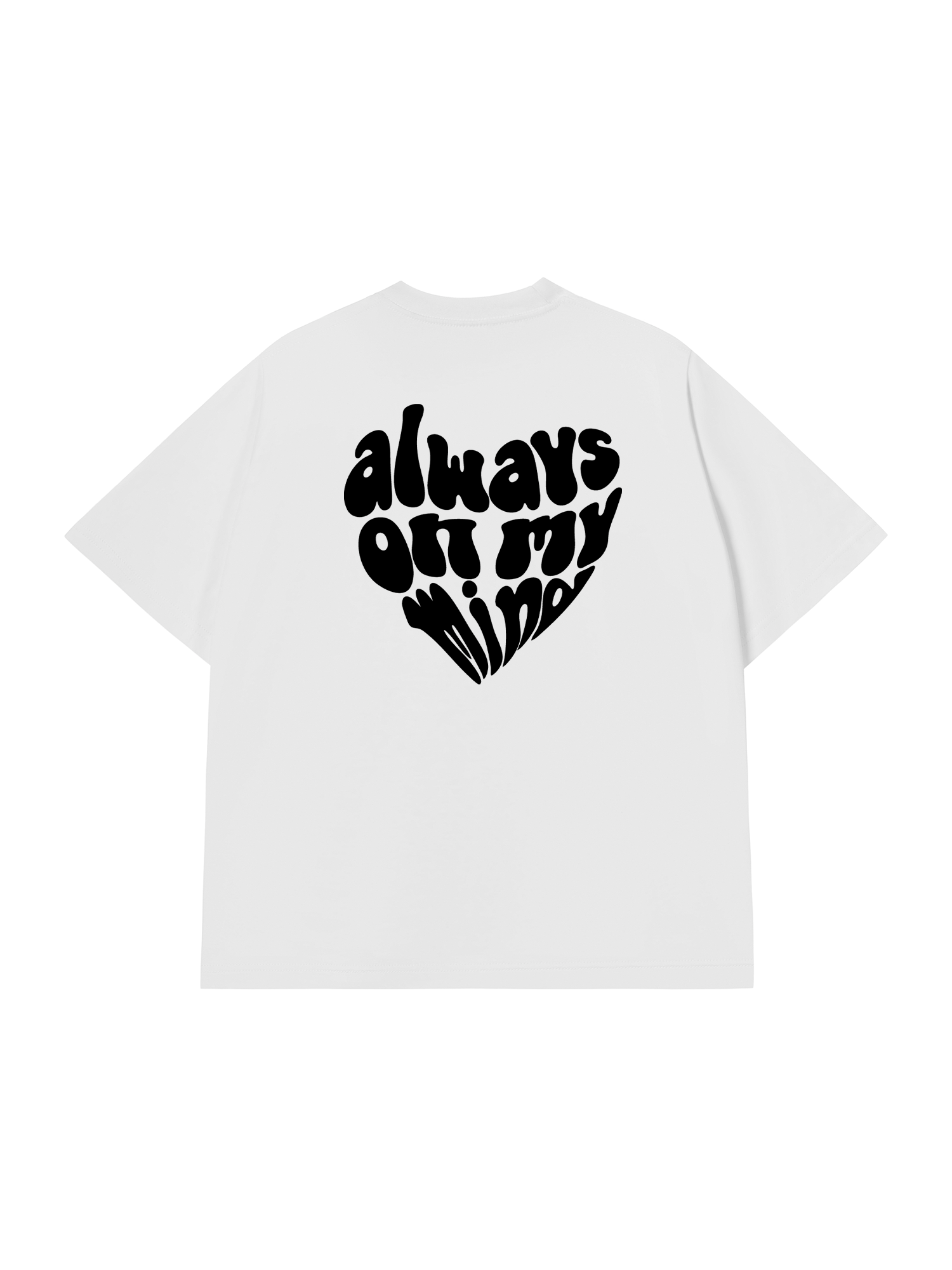 Áo Thun Custom Couple Name Alway On My Mind