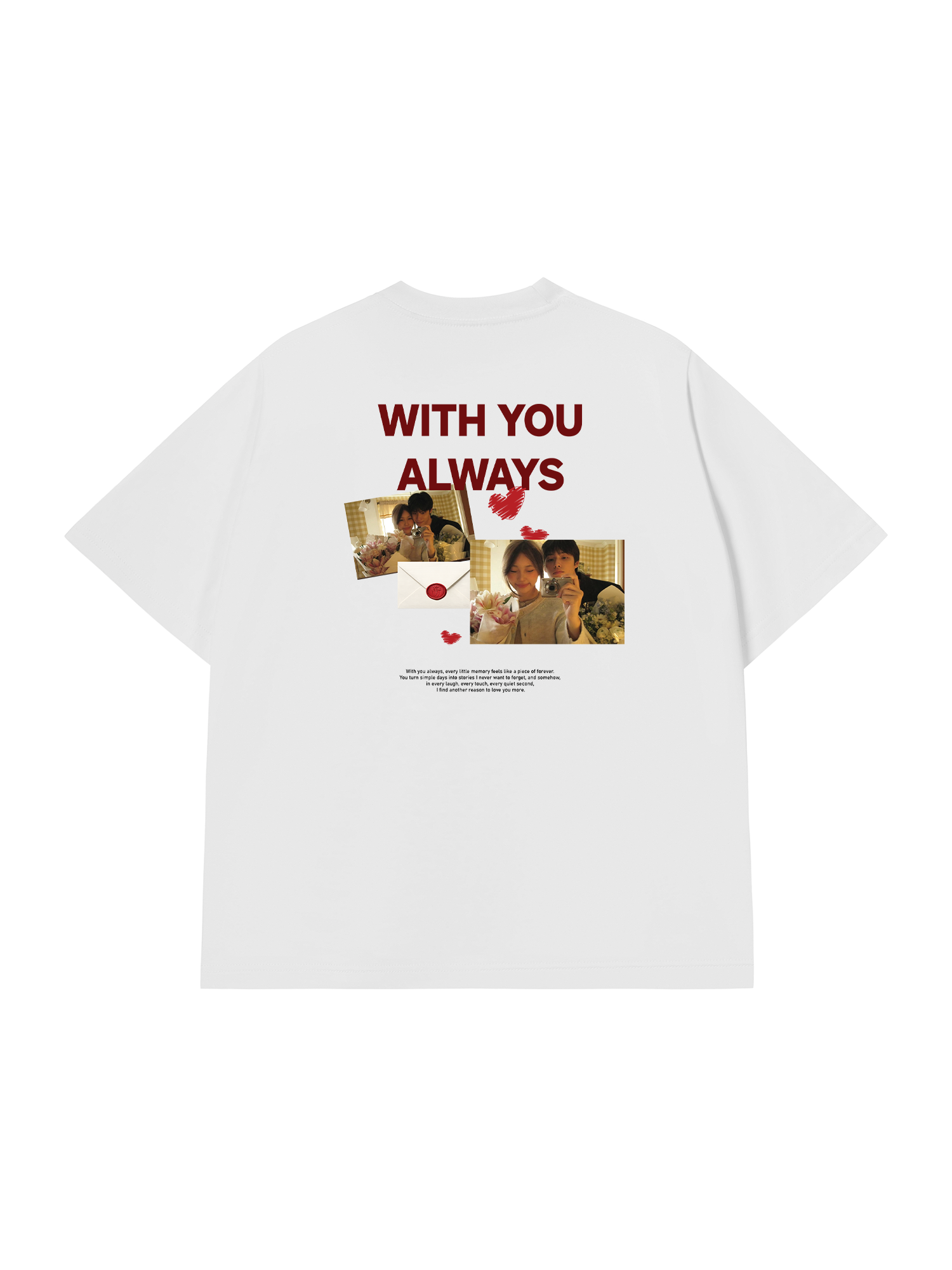 Áo Thun Custom Couple With You Always