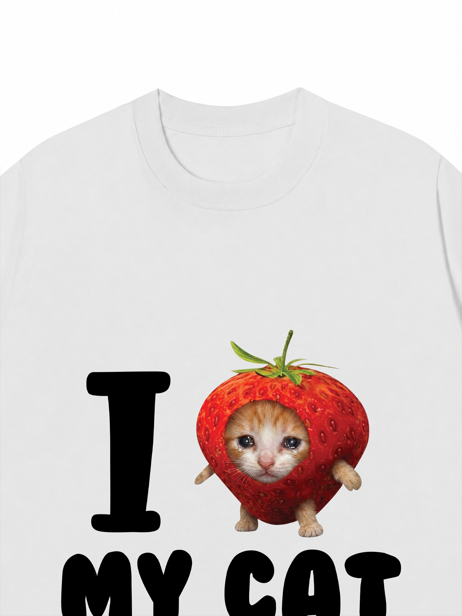 Áo Thun Custom Pet I Love My Cat