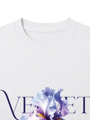 Áo Thun Nữ Bloom Velvet Iris