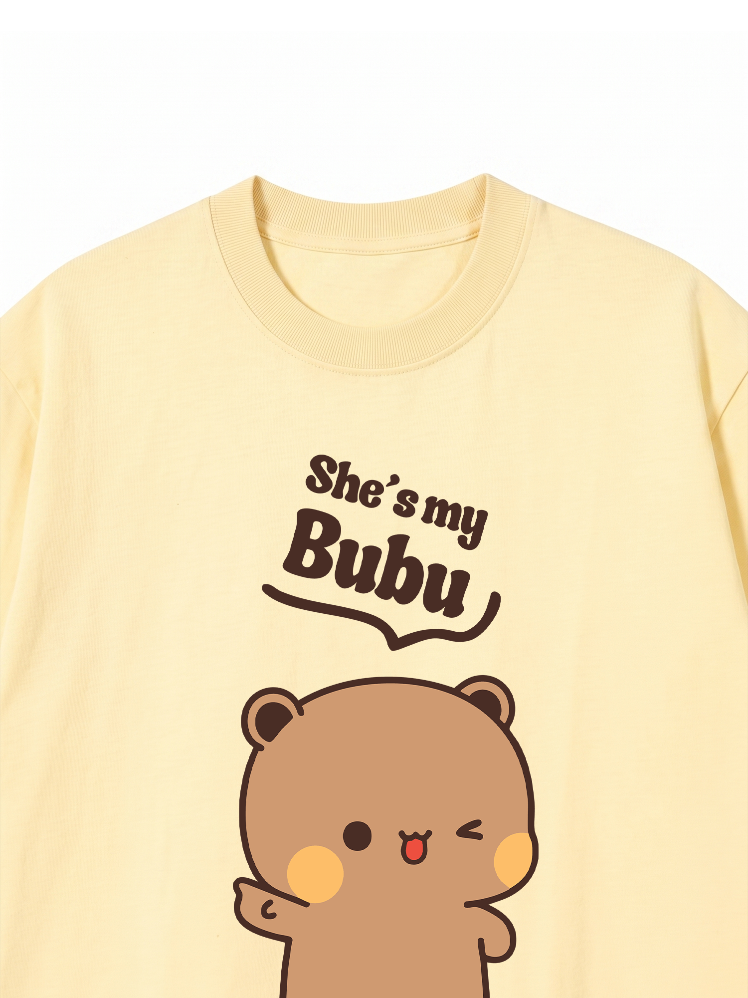 Áo Thun Custom Bubu & Dudu Couple Shirts Matching Bear T-Shirts