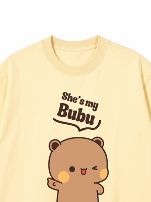 Áo Thun Custom Bubu & Dudu Couple Shirts Matching Bear T-Shirts