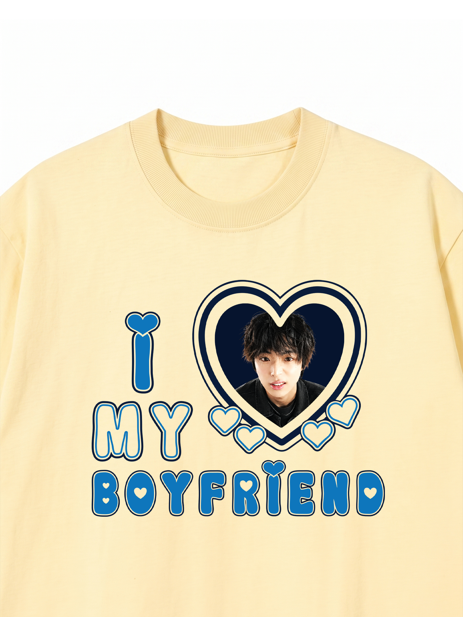 Áo Thun Custom Couple I Love My Boyfriend, Girlfriend