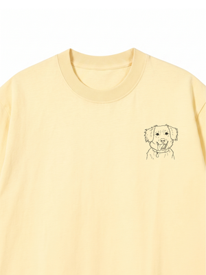 Áo Thun Custom Pet Lineart