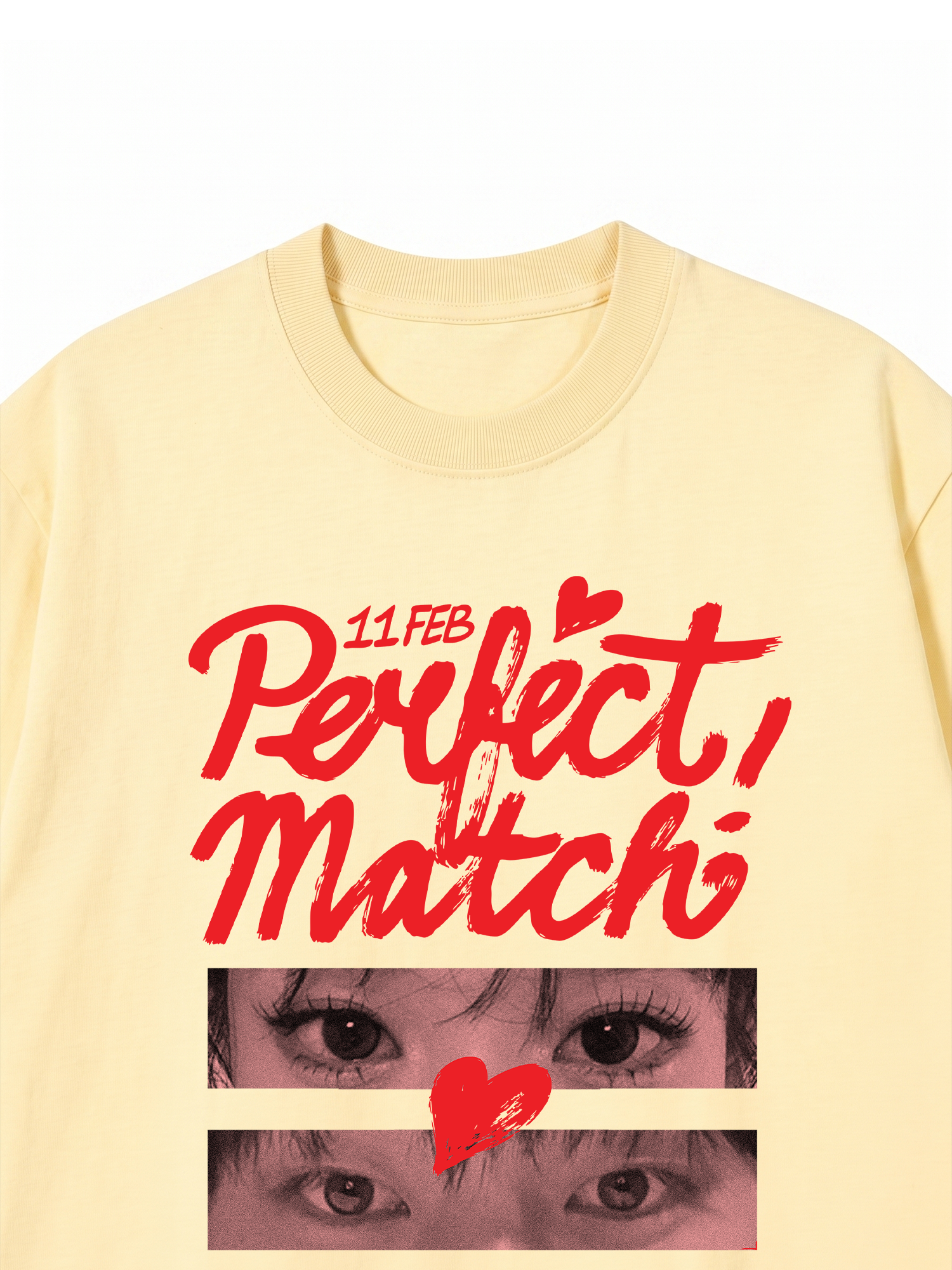 Áo Thun Couple Eyes Perfect Match
