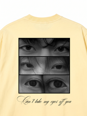 Áo Thun Custom Eyes Couple Photo