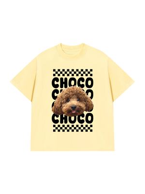 Áo Thun Custom Pet Groovy Checkered Pattern