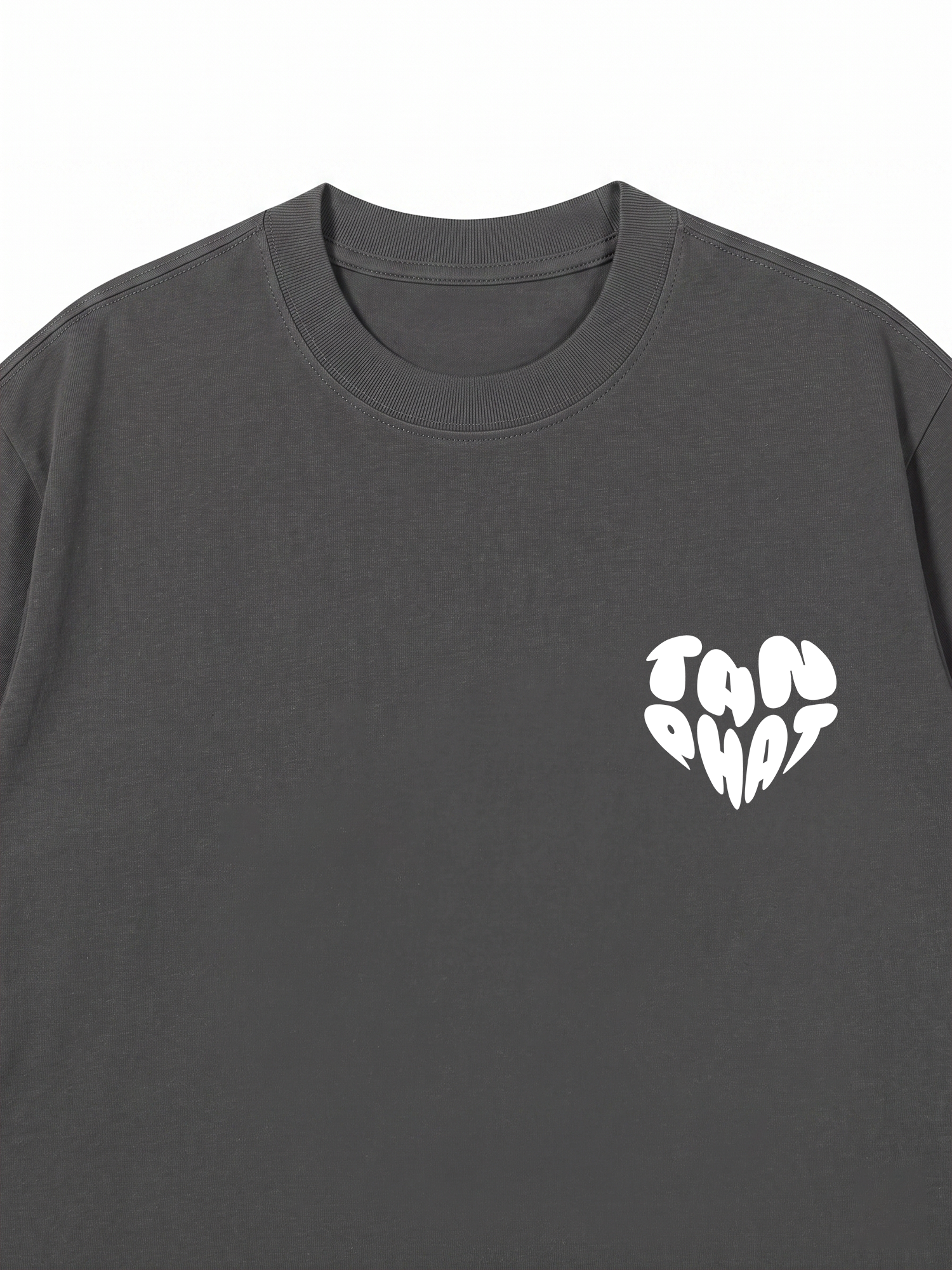 Áo thun Black&White Custom Heart Couple Name