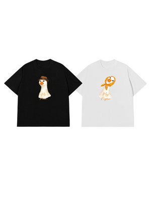 Áo Thun Custom Couple Goose