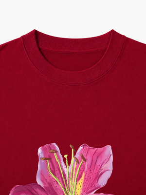 Áo Thun Nữ Bloom Girl Pink Lily