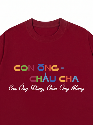 Áo Thun Custom Con Ông Cháu Cha