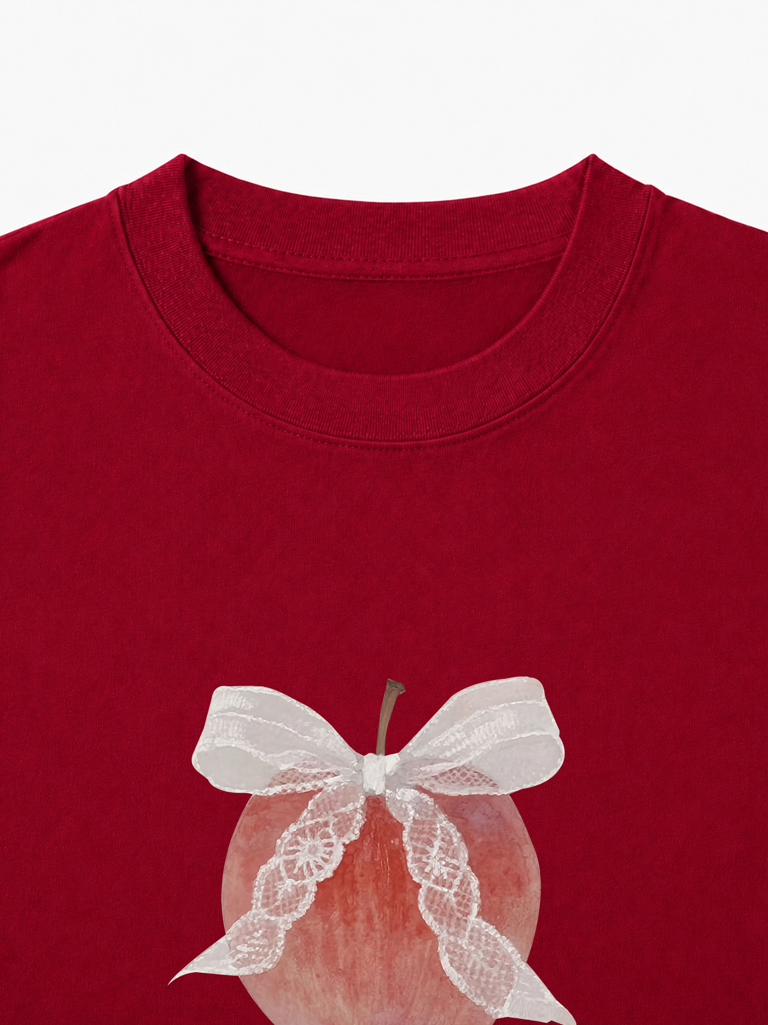 Áo Thun Nữ Byyou Apple With Coquette