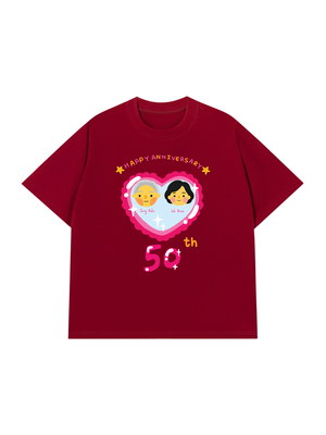 Áo Thun Custom Happy Anniversary