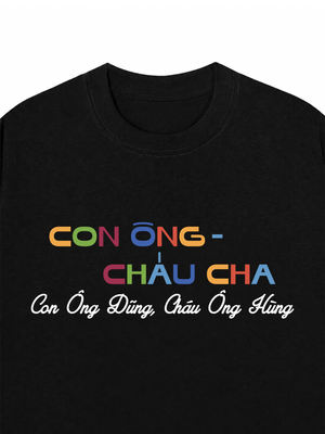 Áo Thun Custom Con Ông Cháu Cha