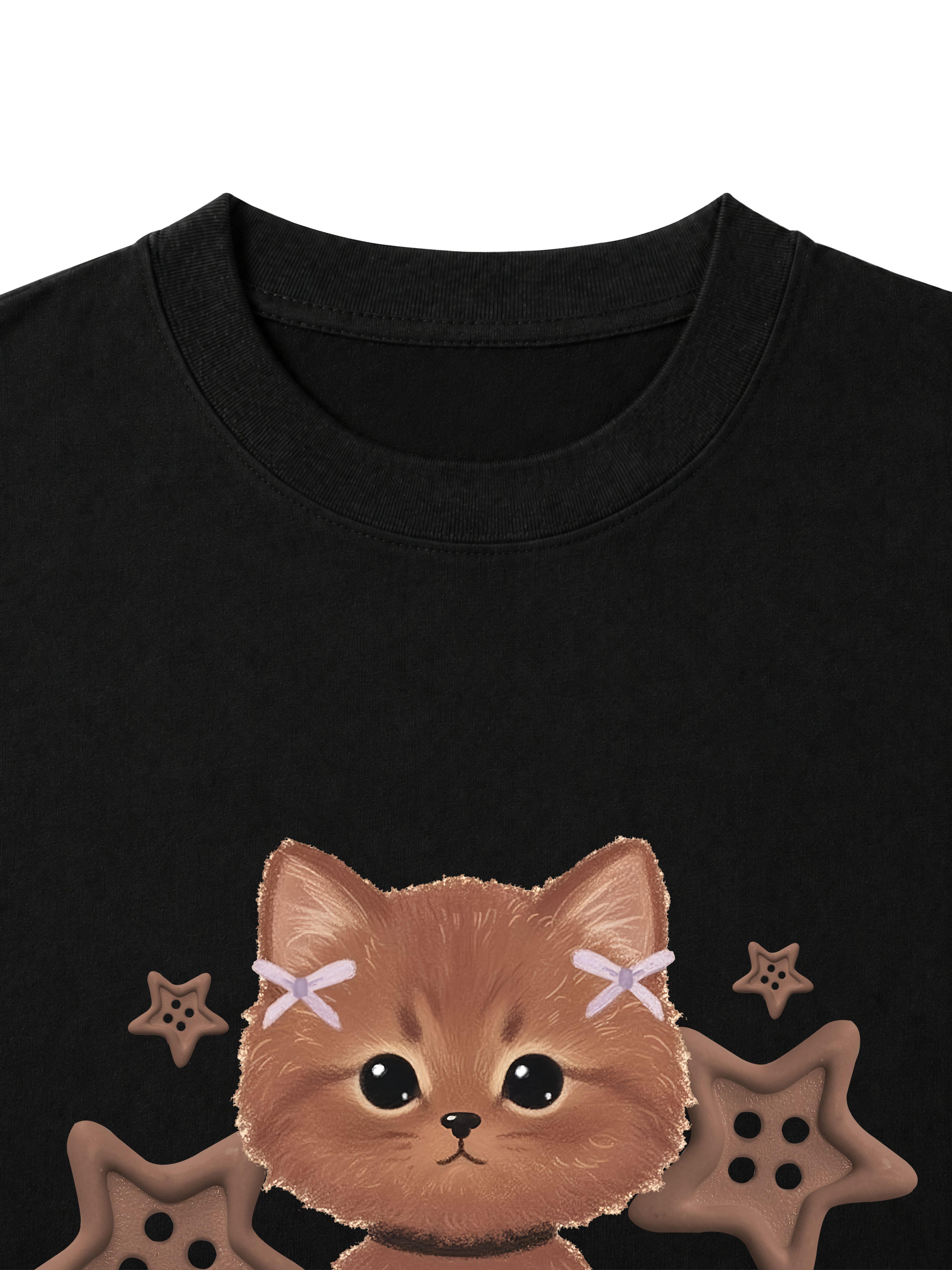 Áo Thun Nữ Brown Cat