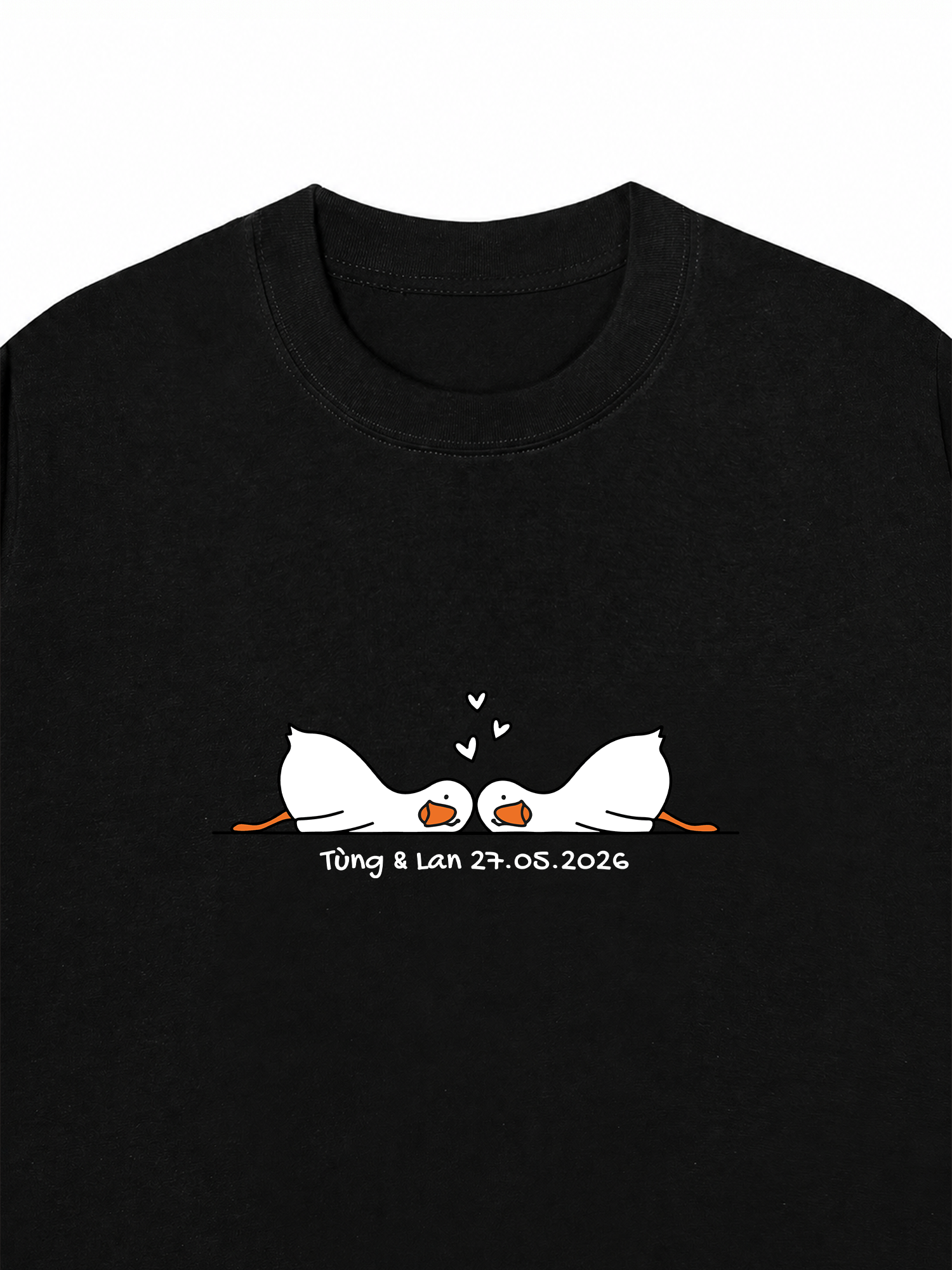 Áo Thun Custom Couple Minimal