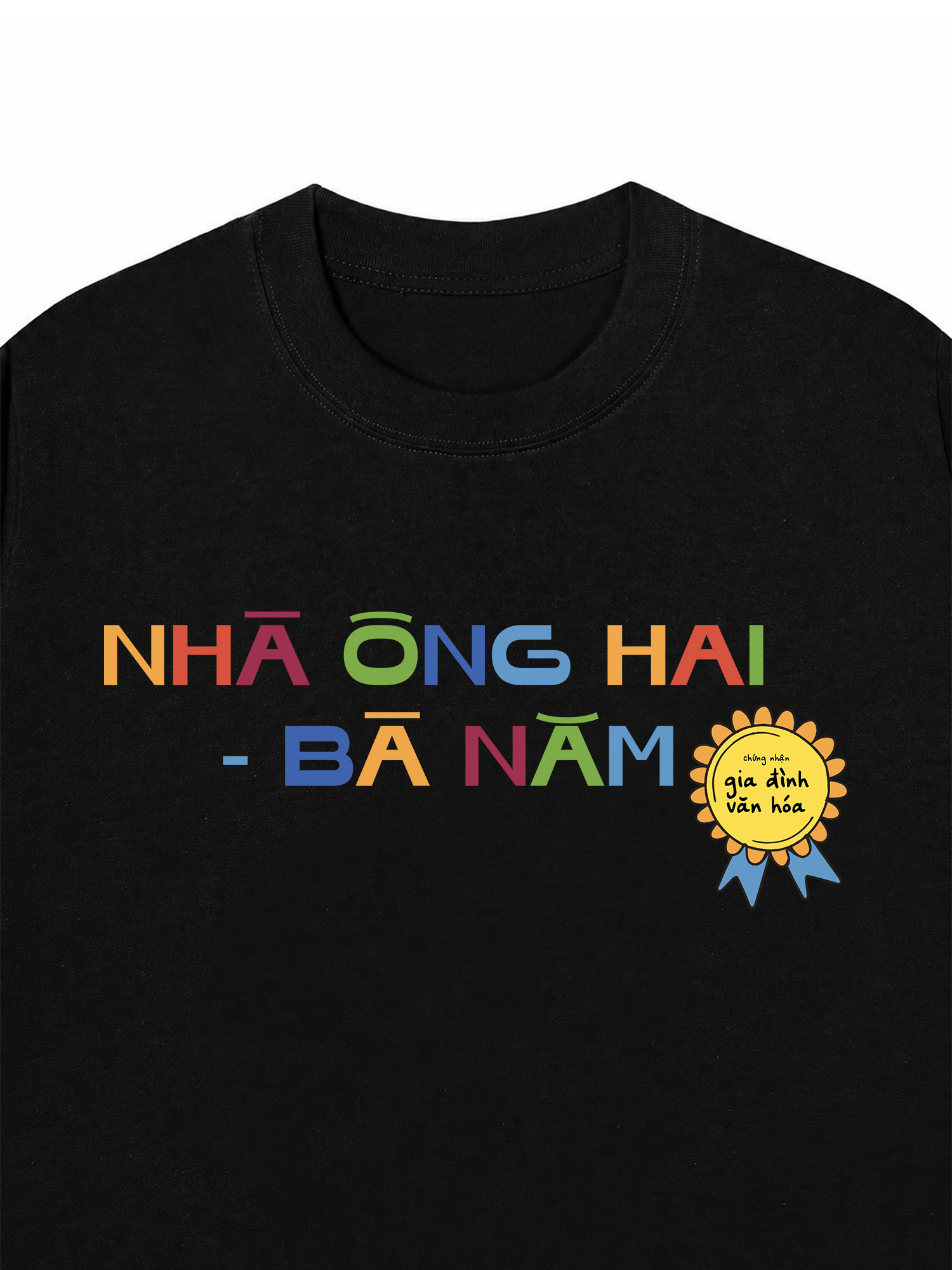 Áo Thun Custom Chứng Nhận Gia Đình Văn Hóa