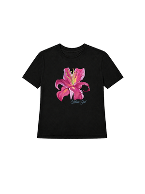 Áo Thun Nữ Bloom Girl Pink Lily