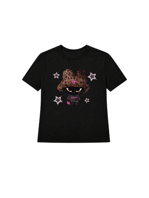 Áo Thun Nữ Leopard Outfit Cat
