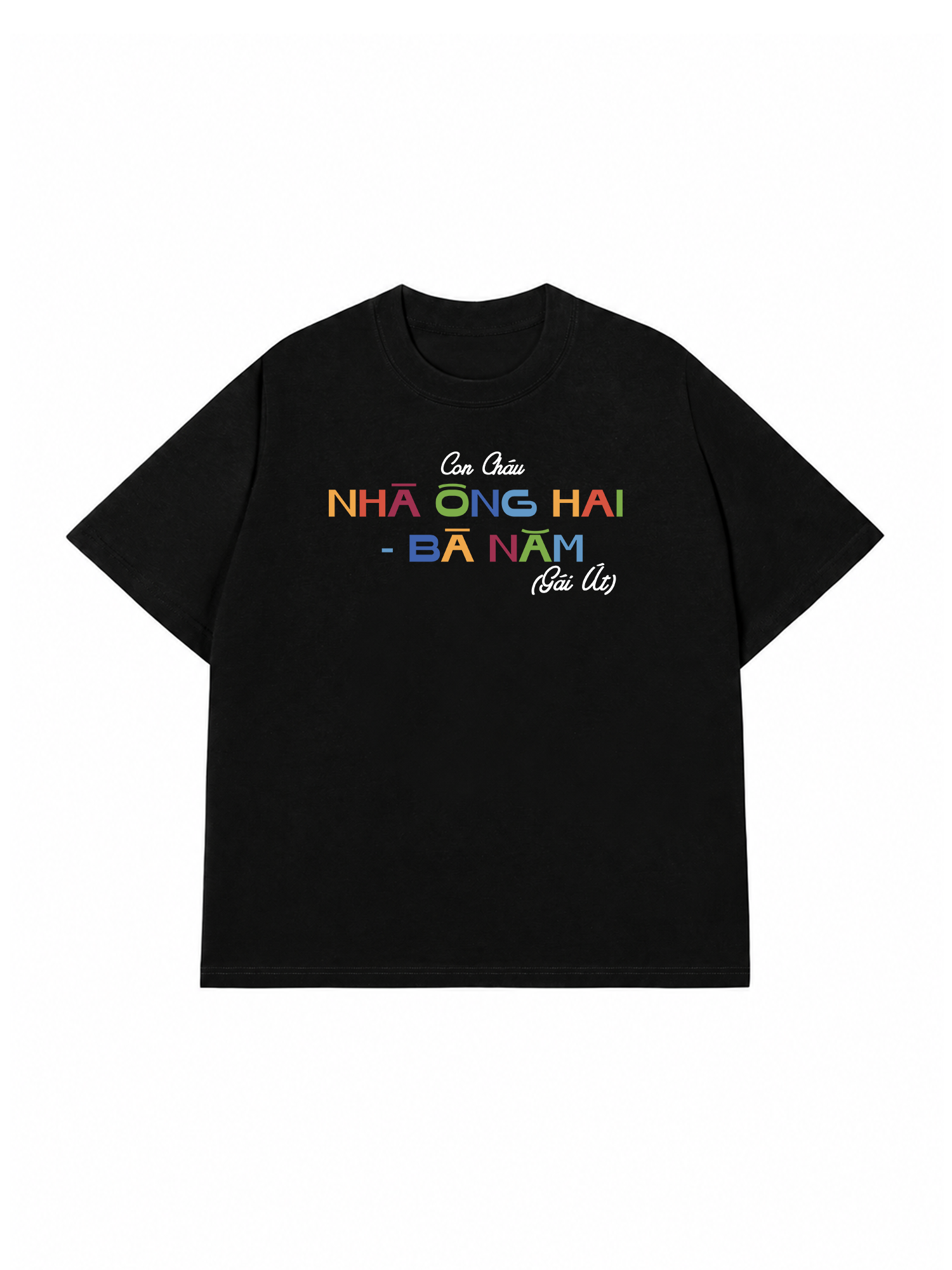 Áo Thun Custom Con Cháu Nhà Ông Bà