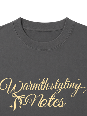 Áo Thun Nữ Warmth Styling Notes